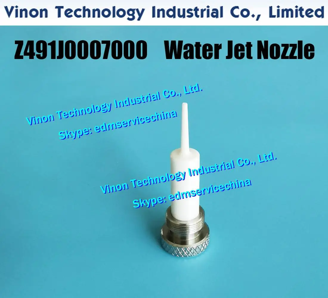 Z491J 0007000   Bico de jato de água ID = 2,0x0,6mm para Makino W32FB.W53FB.Uj.UP53j Agulha 10 jato de água estampado diâmetro 2,0 mm