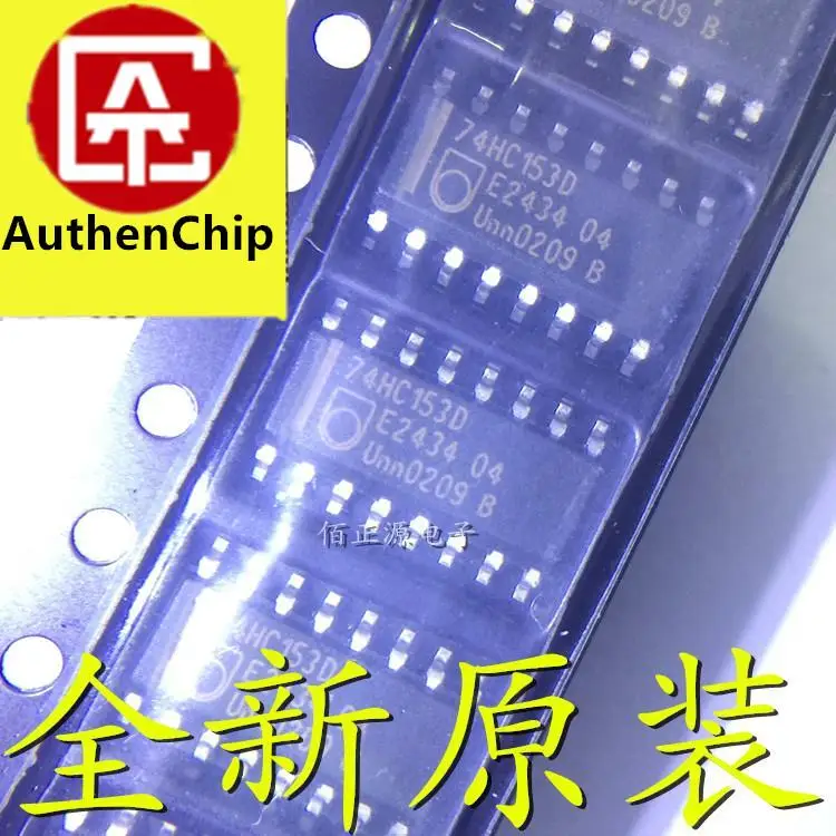 10 peças 100% original novo em estoque 74hc153d 74hc153 smd sop16 duplo quatro-input multiplexer