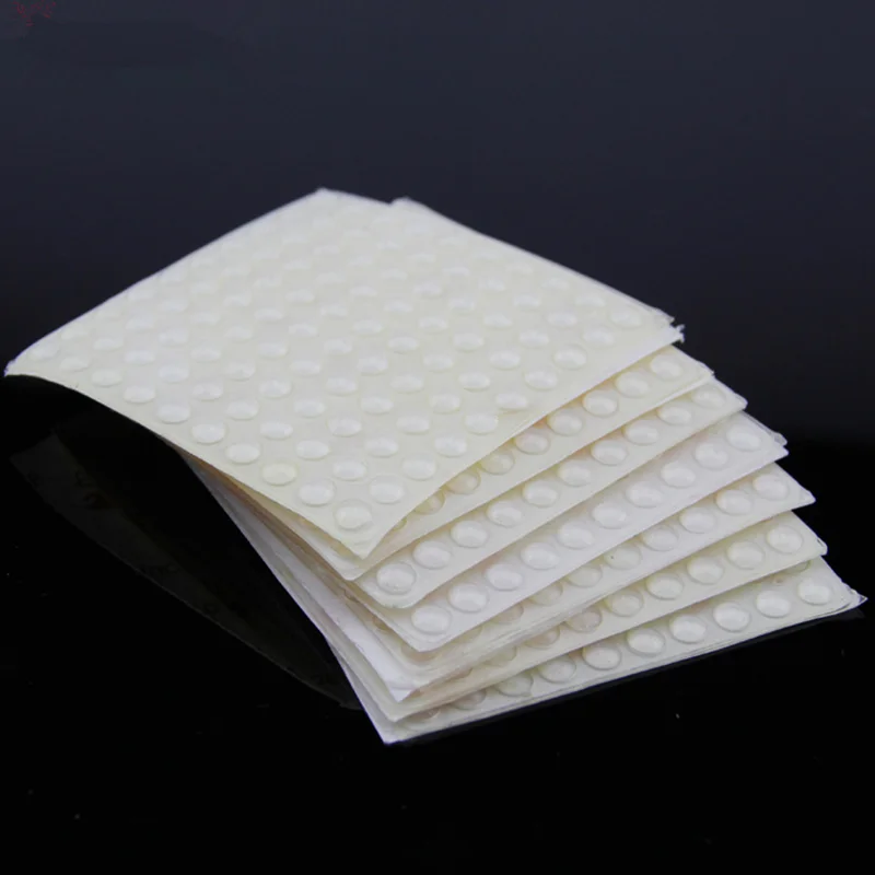 100 Pcs 8x3mm Selbst Klebe Runde Silikon Gummi Stoßfänger Weiche Transparente Schwarz Anti Slip stoßdämpfer Füße pads Dämpfer