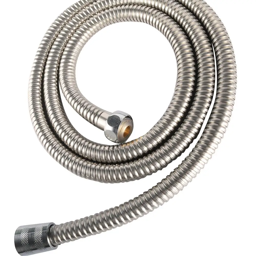 1.5M/2M Stainless Steel Flexible Bathroom Shower Hose Encryption Explosion-proof Hose Spring Tube Pull Tube Plumbing Fittings