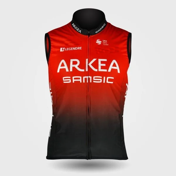 2020 ARKEA SAMSIC  TEAM Red Summer Sleeveless Cycling Vest Mtb Clothing Bicycle Maillot Ciclismo Bike Clothes