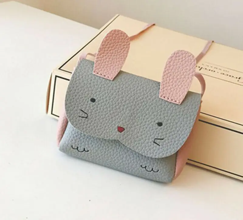 2〜8歳の女の子向けのプリンセススタイルのハンドバッグ,動物をモチーフにしたショルダーストラップ