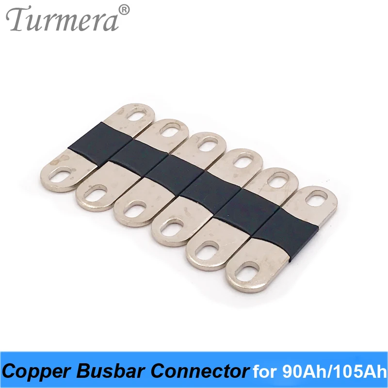 Turmera Copper BusBars Connector for 3.2V Lifepo4 Battery 90Ah 105Ah Assemble for 36V E-Bike  and Uninterrupted Power Supply 12V