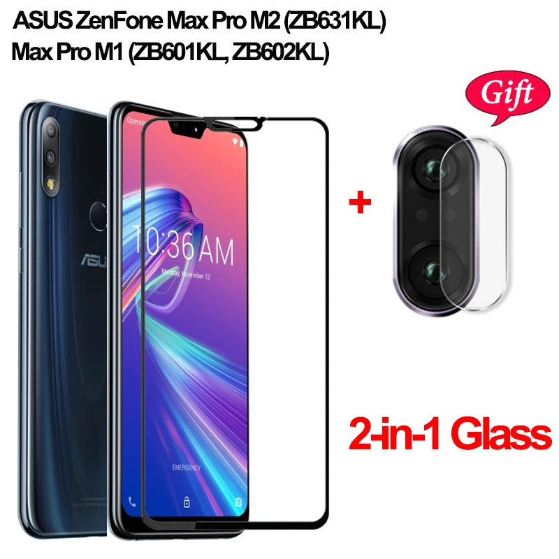 Camera Tempered Glass for ASUS Zenfone Max Pro M2 ZB631KL Pro M1 ZB602KL Screen Protector For Asus 631KL ZB 631KL 602KL m2 Glass