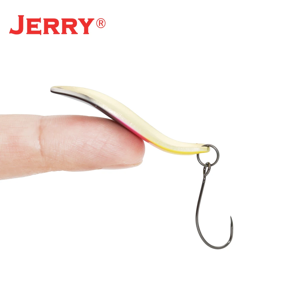 Jerry Kuyu Fishing Spoon Lure Artificial Trout Metal Spinner Bait 7g 6.5g  Jig Swimbait Fishing Tackle Pesca