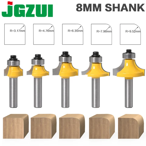 Фреза JGZUI 8 мм угловая с подшипником для обработки дерева — фото товара