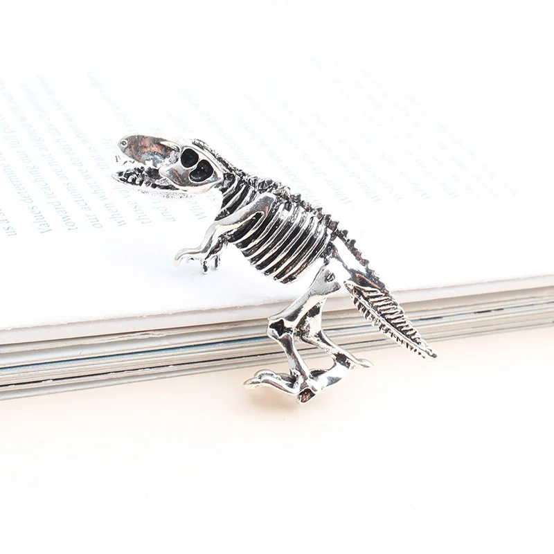 Pomlee 2021 New Arrival Dinosaur Brooch Unisex Women And Men Pin Antil Gold Animal Brooch Gift Clip Accessories Whosales