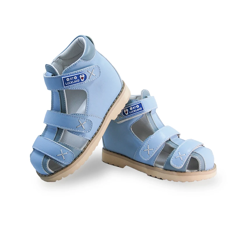 Baby Sandalen Zomer Jongens Orthopedische Schoenen Voor Kinderen Kids Barefoot Tiptoeing Platvoeten Varus Lederen Schoeisel Size20 2 3 Jaar