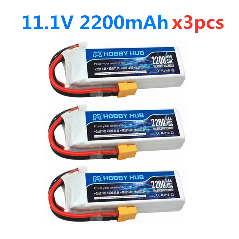 3 sztuk/partia Lipo baterii 3S 11.1v 2200mAh 40C LiPo baterii 803496 XT60/T/JST wtyczka dla RC samochodów samolot helikopter 11.1v akumulator