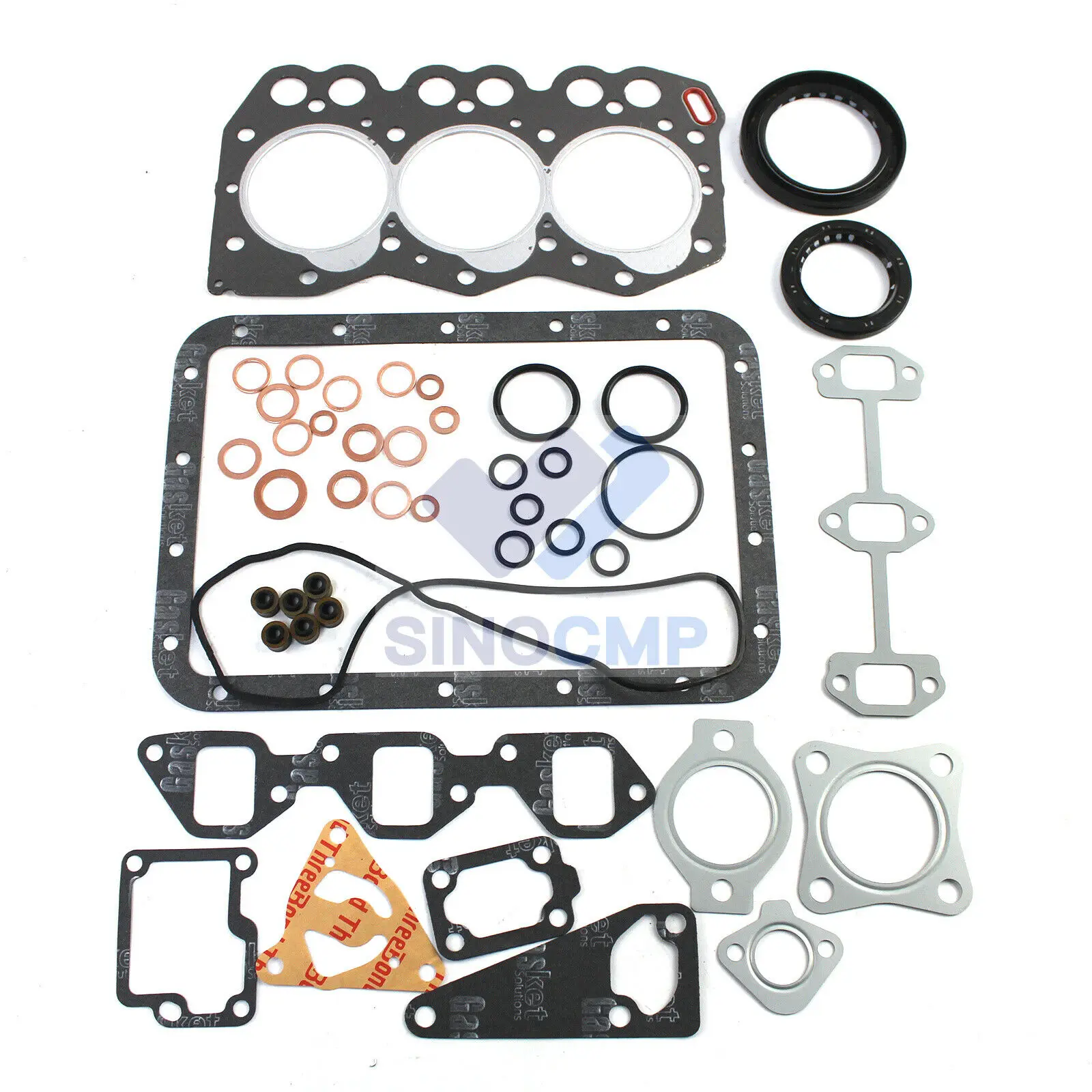 

3TN66E 3TNE66 3TN66UJ Overhaul Gasket Kit For Yanmar Engine JD655 Tractor Engine Cylinder Head Repair Parts