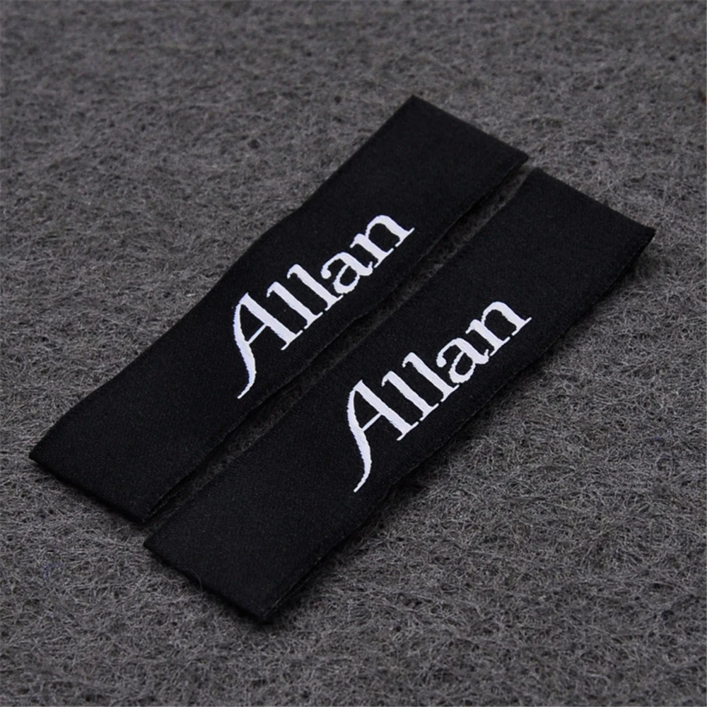 Personalized Name Clothing Labels For Textile Brand Logo Sewing Cloth Label Custom Woven Labels For Clothing Fabric Tags
