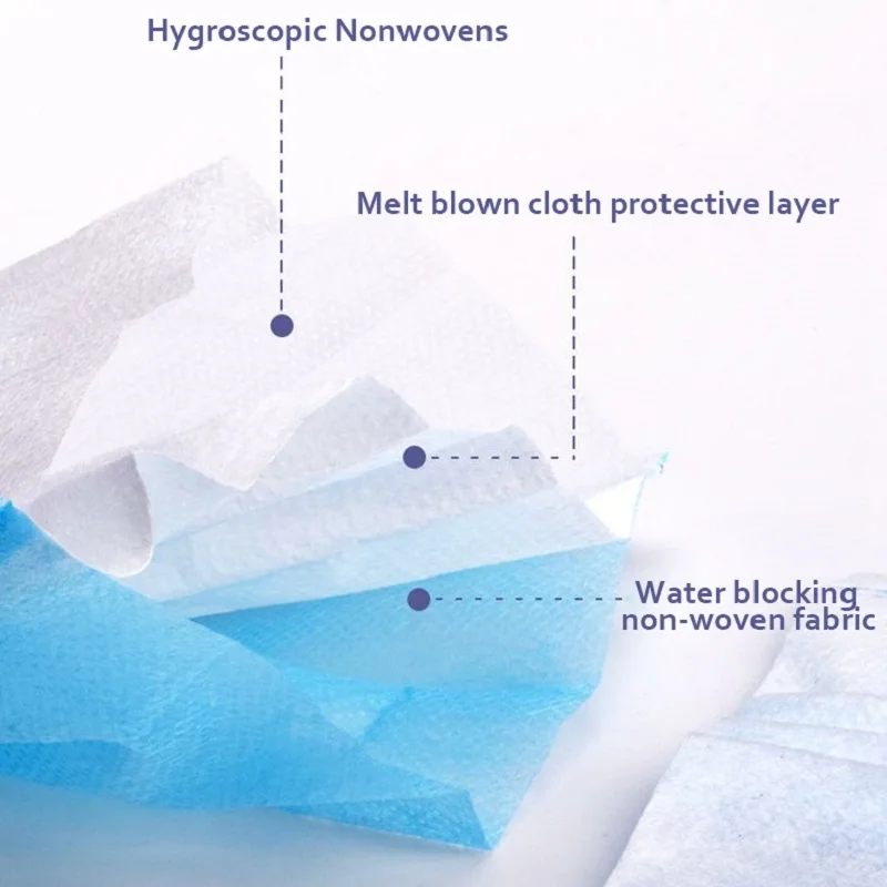 50-400 pces máscaras faciais adultas descartáveis não tecidas mascarillas máscara de boca respirável máscaras médicas3 camada filtro máscara cirúrgica