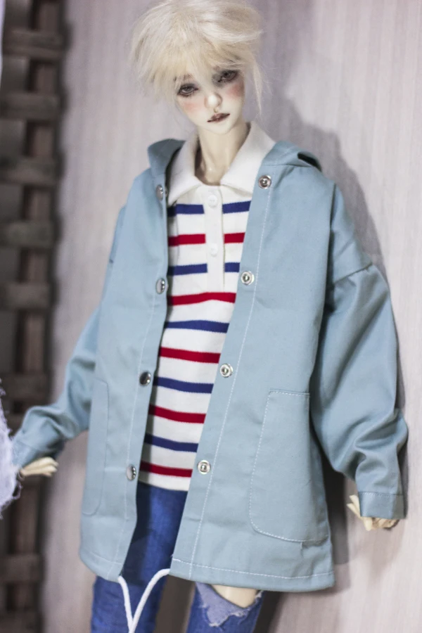 1/4 1/3 Bilancia BJD Accessori Vestiti per le bambole Casual Giacca con cappuccio Cappotto per BJD/SD MSD SD13 SD17 SSDF Zio.Bambola non inclusa C841