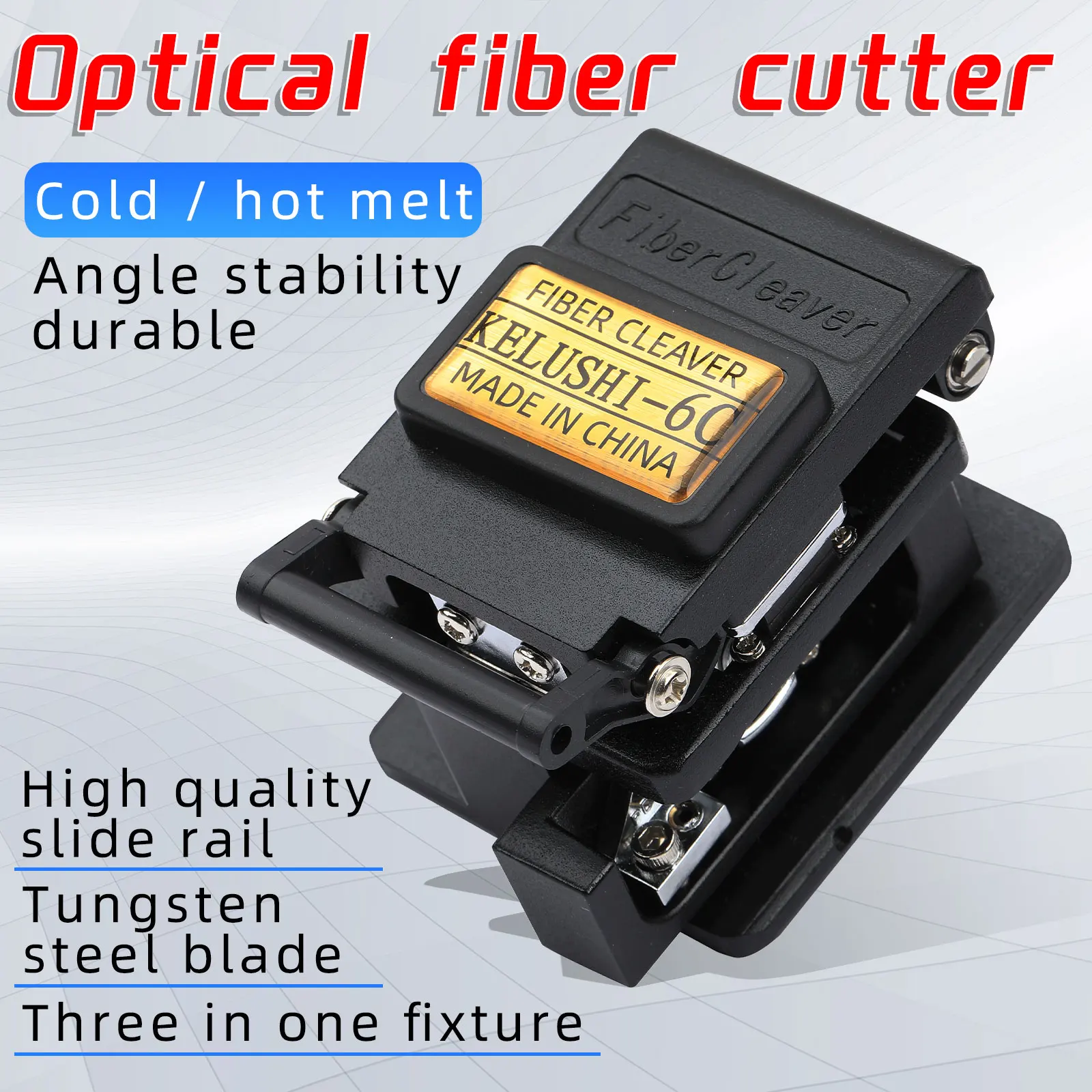 Fiber cleaver SKL-6C Cable Cutting Knife FTTH fiber optic knife tools cutter High Precision Cleavers KELUSHI-6C