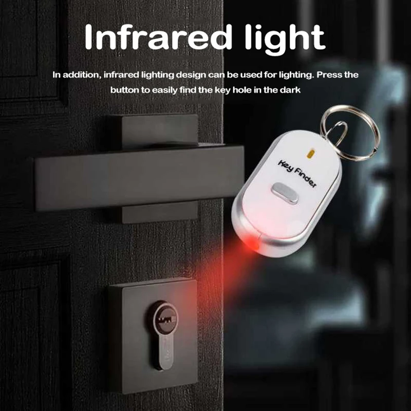 Key Finder Bluetooth-Compatible Smart Anti Lost Device Tag Keychain with Warning Alarm for Pet Wallet Security Protection