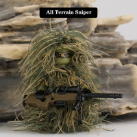 Military All-Terrain Sniper Camouflage Clothing Building Blocks Soldier Figures Weapon AWM Gun Parts MOC Game Bricks Kids Toys