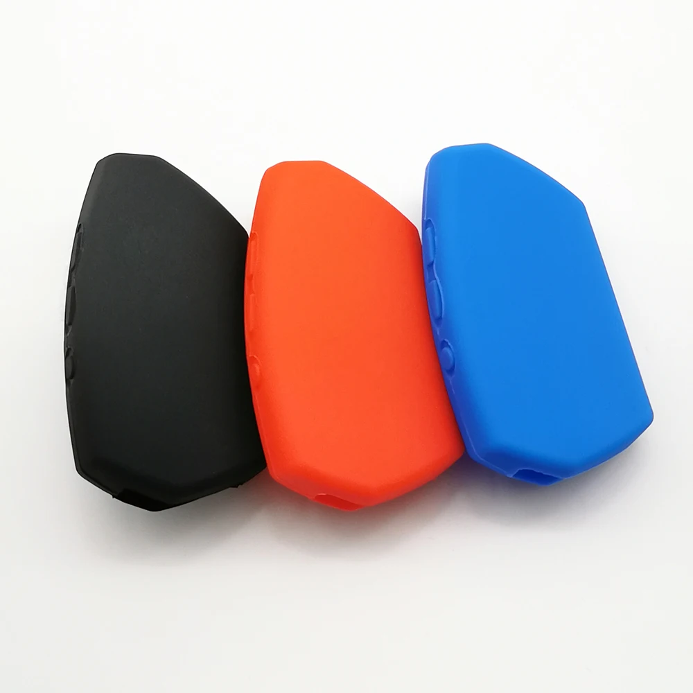 Carrying Silicone Key Case Cover for Pandora DX-90BT DX-91Lora Russian Version DXL4950 Two Way Remote Silica Gel Shell