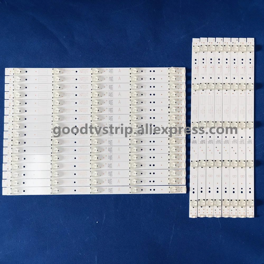 

LED Backlight strip For 65UH5500 65UH5500-UA 5835-W65002-LR40 5835-W65002-0P40 V650DJ4-QS5 LR10 0P10