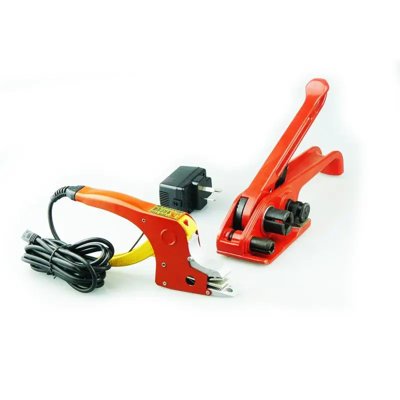 Macchina per balle a caldo 220V Reggiatrice manuale Fusione elettromeccanica del set di dispositivi di serraggio della cinghia di sigillatura/imballaggio del cartone