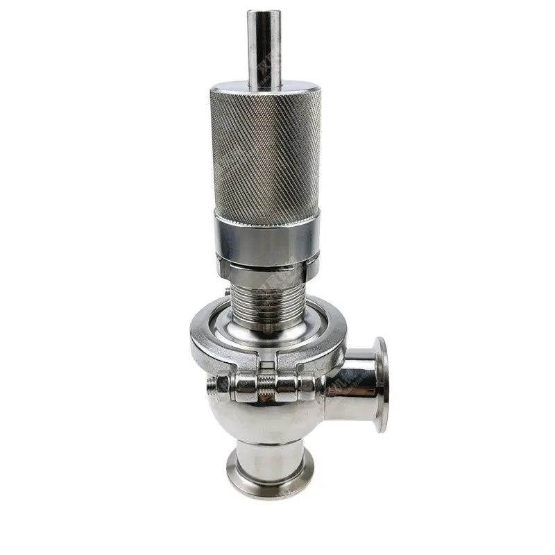 

PRV Sanitary 1.5" (50.5mm OD) and 2" Tri Clamp Safety Valve SS304 145 psi Max Air Release Valve