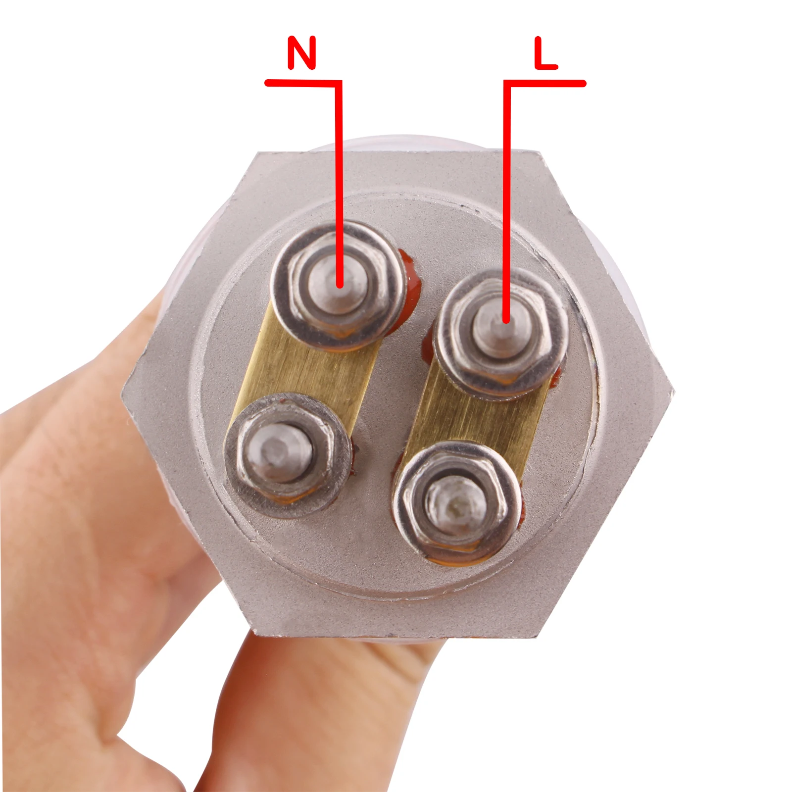 Dn25 32mm Gewinde elektrisches Wasser heizelement Tauchsieder 220V sus304 Brüh widerstand 1.5/2.5/3.5/4.5/5,5 kW