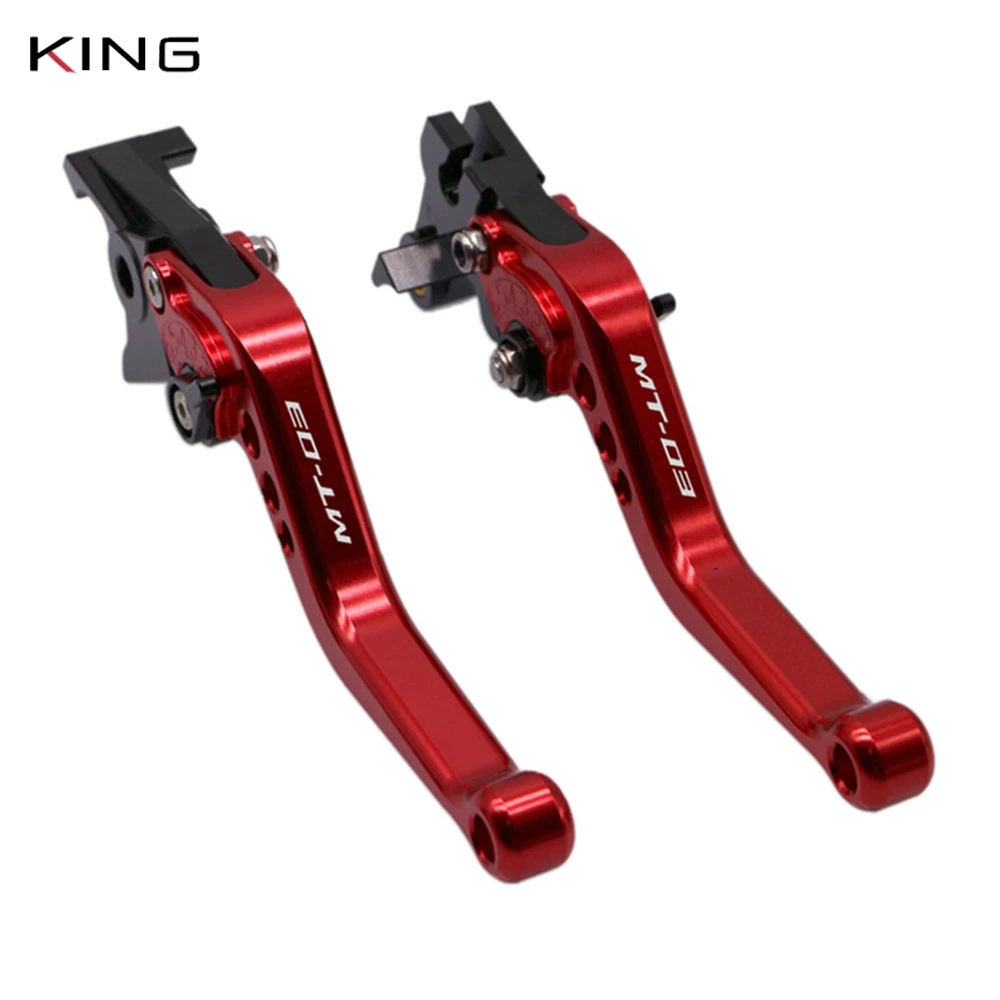 Fit MT03 2005-2011 Clutch Levers For MT 03 MT-03 Motorcycle Accessories short Brake Levers