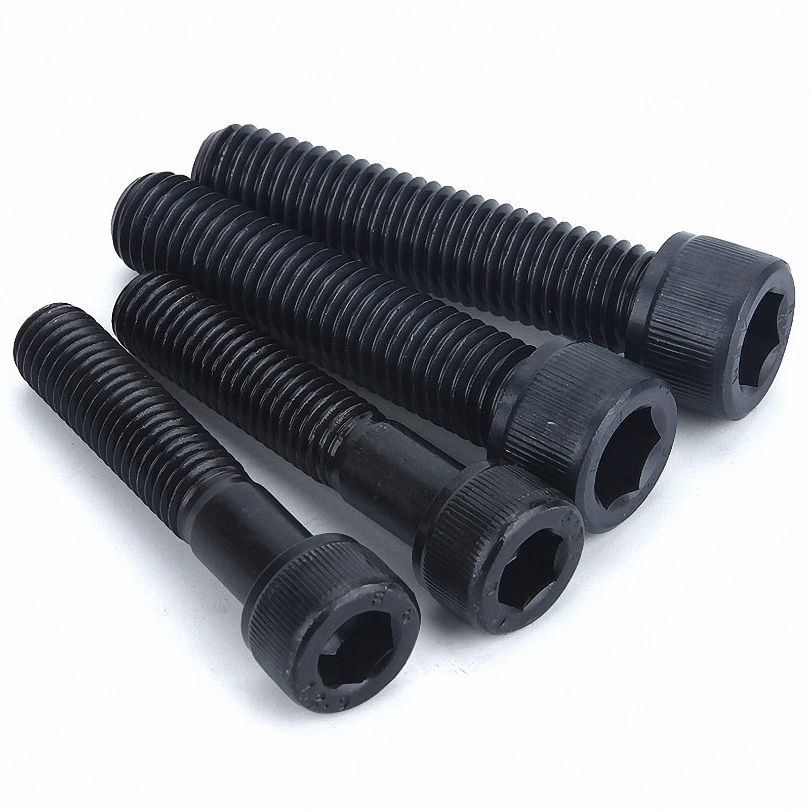 1pcs Grade 12.9 Carbon Steel BSW 3/8-16 Thread Hexagon Hex Socket Cup Head Screws Allen Bolts Length 1/2 inch to 7 inch