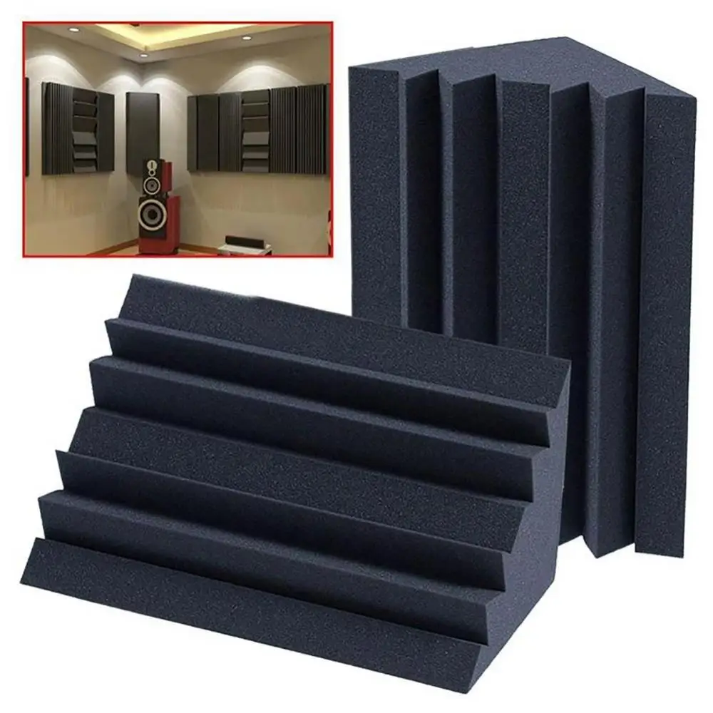 Soundproofing Foam Acoustic Bass Trap Corner Absorbers for Meeting Studio Room Sponge Wall Stickers Ktv Soundproof Wall