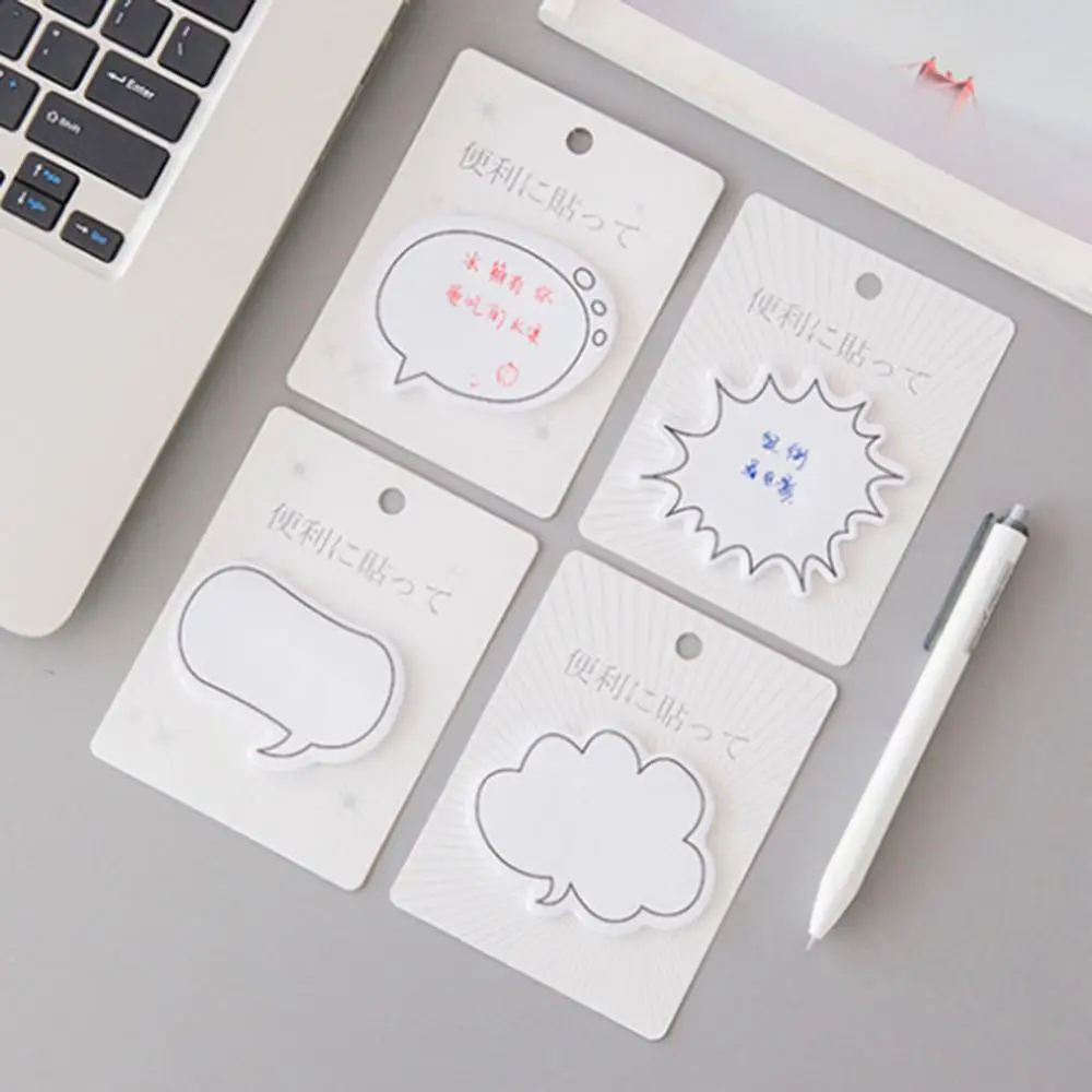 1Pc 30 Lakens Wolk Ronde Vorm Zelfklevende Memo Pad Sticky Notes Briefpapier