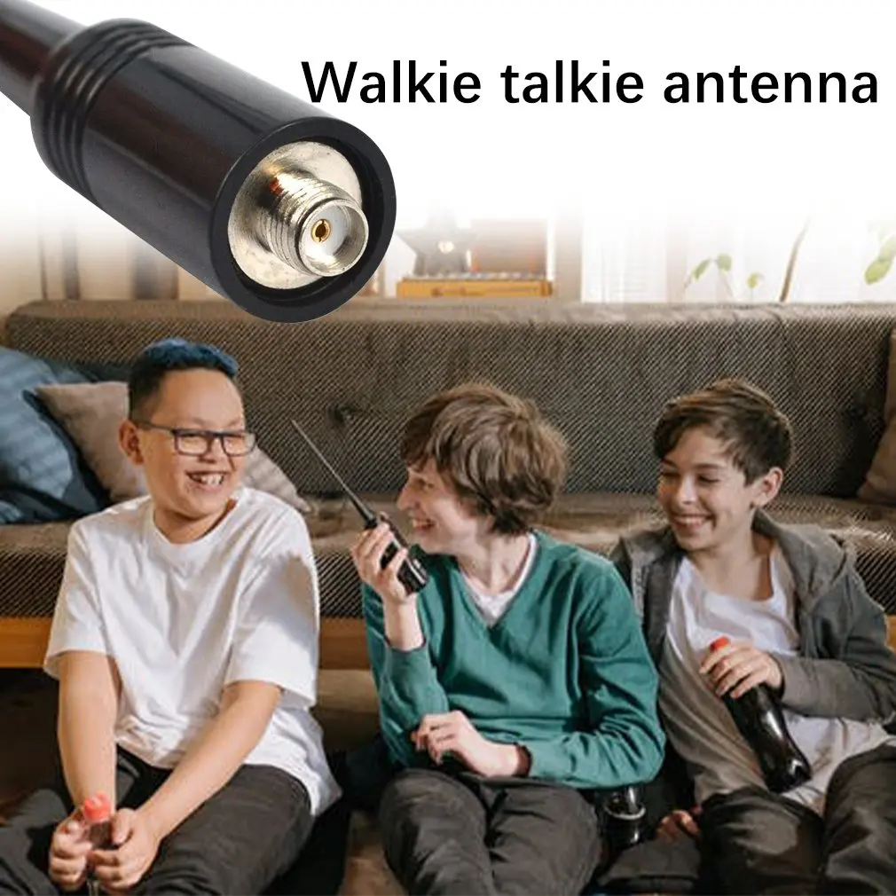 Walkie Talkie Dual Band untuk Antena Baofeng VHF/UHF Sma-femmina untuk Radio La Portabel untuk Baofeng UV-5R