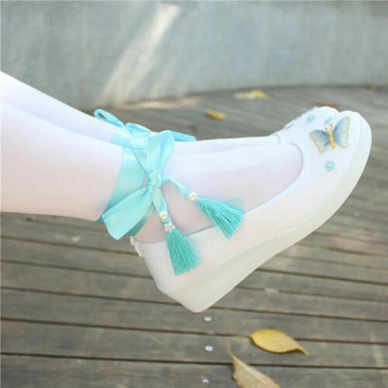 Canvas Hanfu Shoes Modern Cosplay Dance Women scarpe da ballo tradizionali cinesi da donna per le donne Ancient Dynasty Stage Party