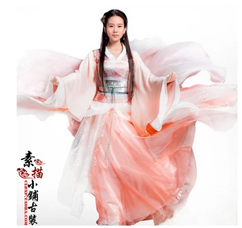 Chinese style  Hanfu  Tang Costume  Beauty  angel  Online games  Comic  Movies  Dragon eight  Ancient costume  Dance  Costume