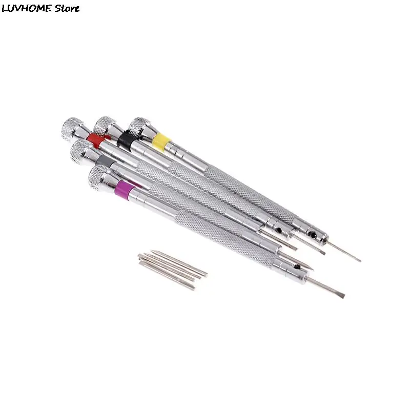 5 Pcs/set Clock Watch Tools Parts Mini Tone Screwdriver Set Link Pin Remover Screwdrivers for Watch Repair Tool Kit