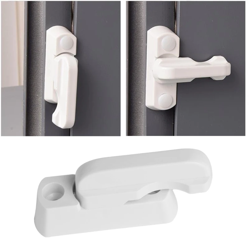 Window Door Sash Lock Plastic Child Safe Security Safety Lever Handle Sweep Latch Windows 10 Pro Key Magnet Washi