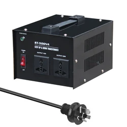 ST-500 500W użytku domowego inteligentny wydajny Step Up Down Transformer 100V-220V domowe urządzenie elektryczne konwerter napięcia