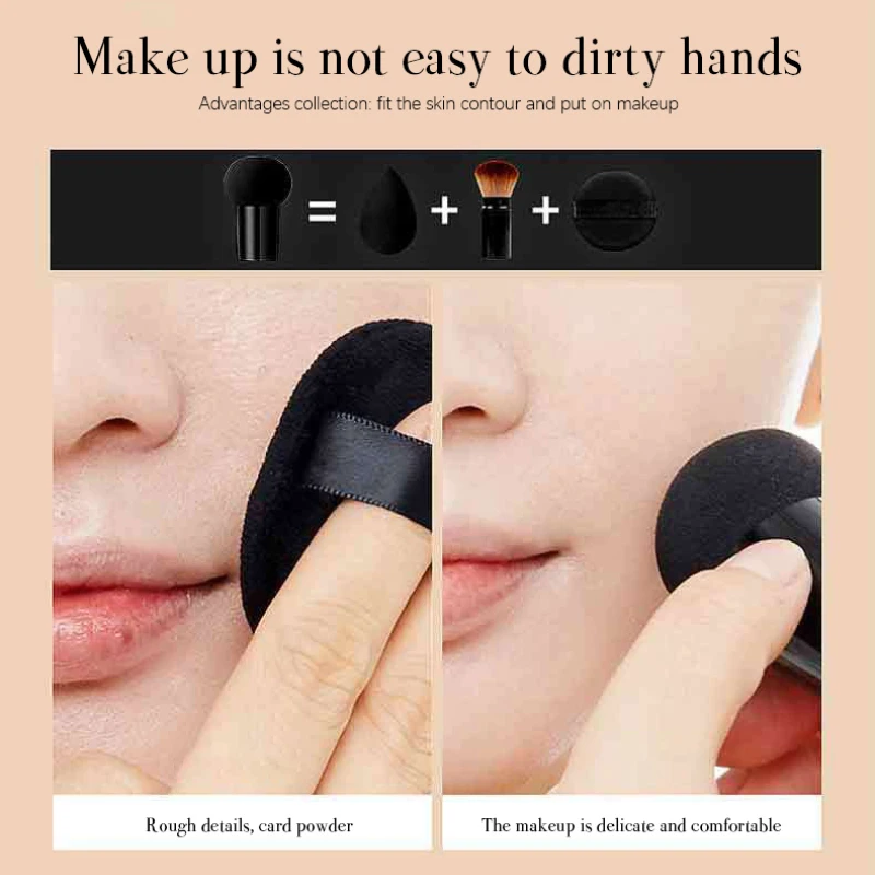 BB Air Cushion Moisturizing Foundation Base Natural Brighten Makeup CC Cream Concealer Cosmetics Mushroom Head Whitening Face