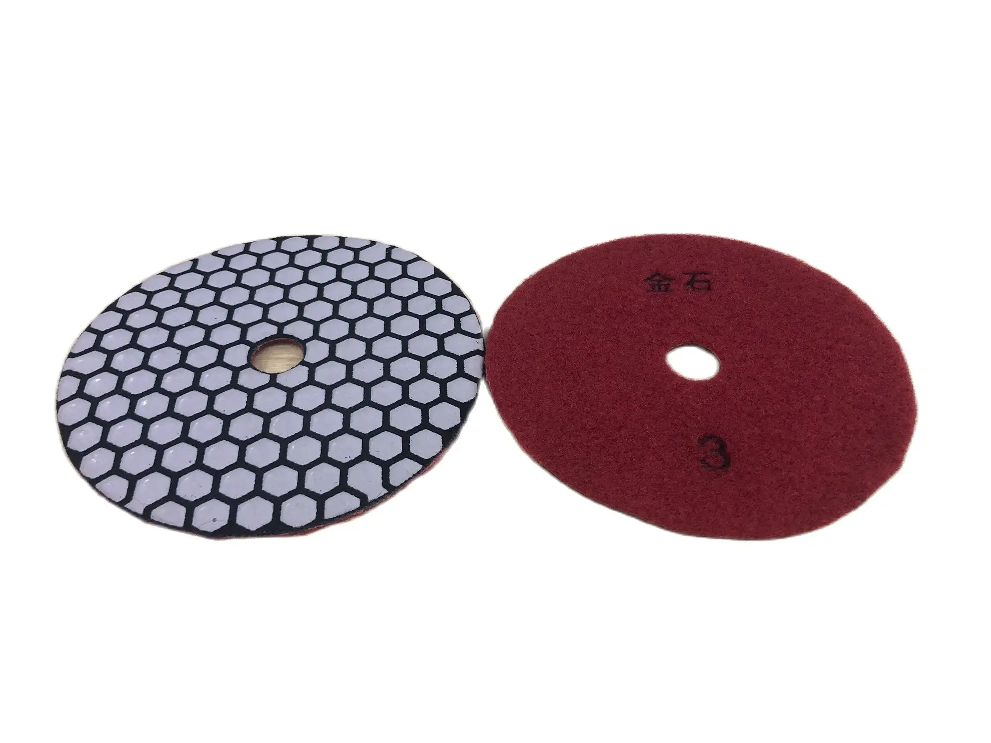 5 Inch 125mm Black Diamond Dry Polishing Pad Flexible Grinding Disc For Grinding And Cleaning Marble Granite Stone