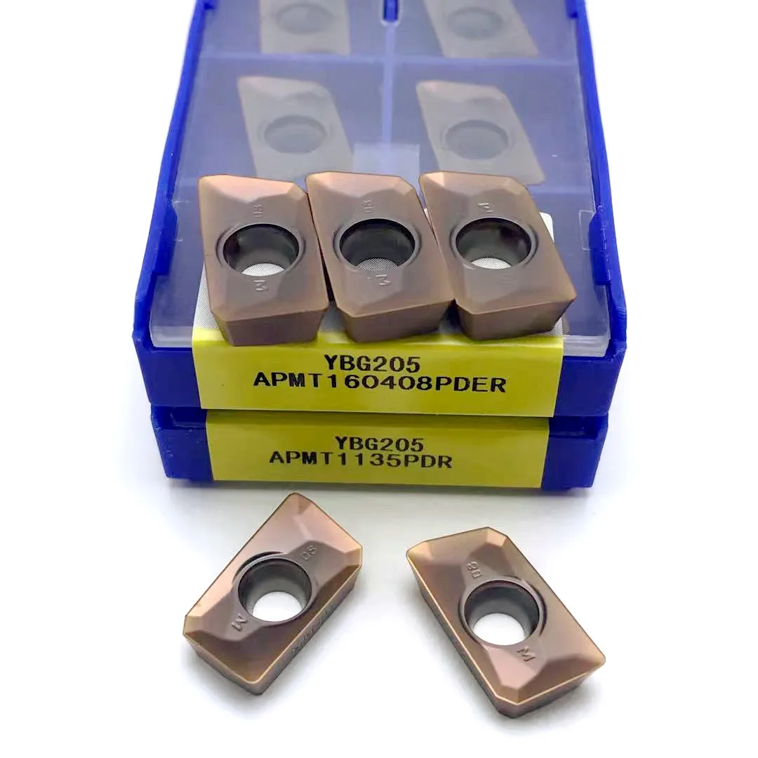 APMT1135PDR APMT160408PDER YBG205 100% original APMT1135 APMT1604 Carbide insert