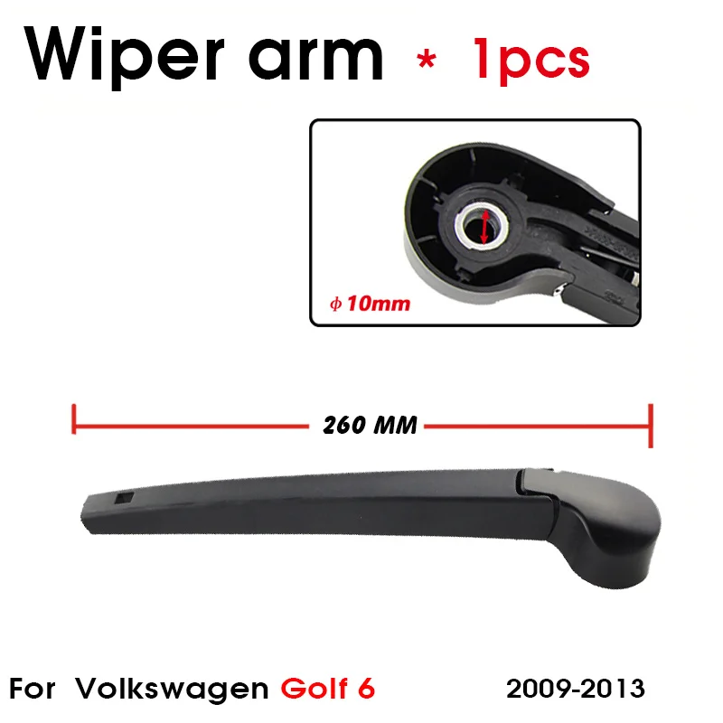 Car Wiper Blade Rear Back Window Windscreen Windshield Wiper Auto Accessories For VW Volkswagen Golf 6 Hatchback 280mm 2009-2013