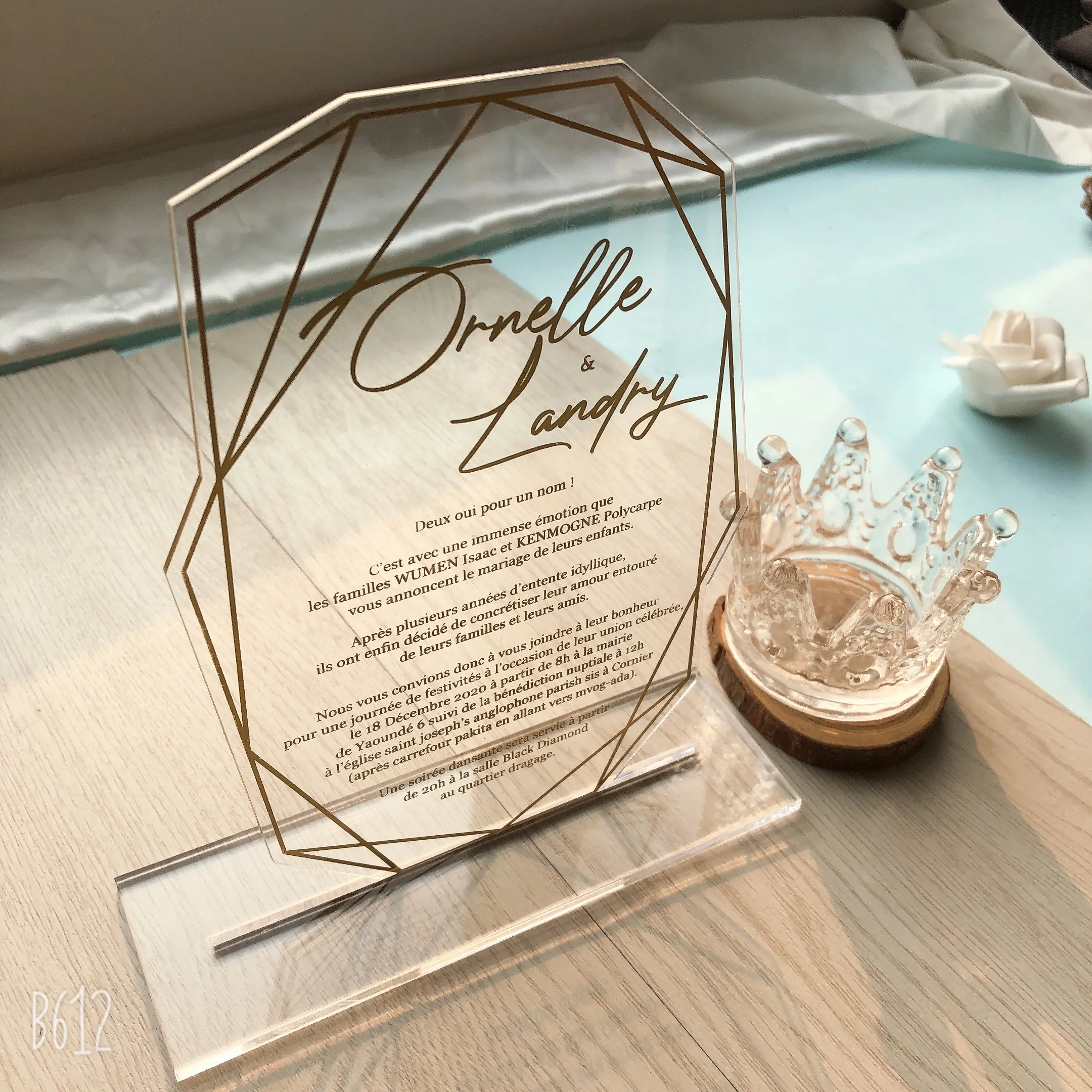 

Prined Gold Rose Flower Wedding Menu,Custom 10pcs Acrylic Invitation,Acrylic Invitation,Resurant Menu,Acrylic Party Dinner Menu