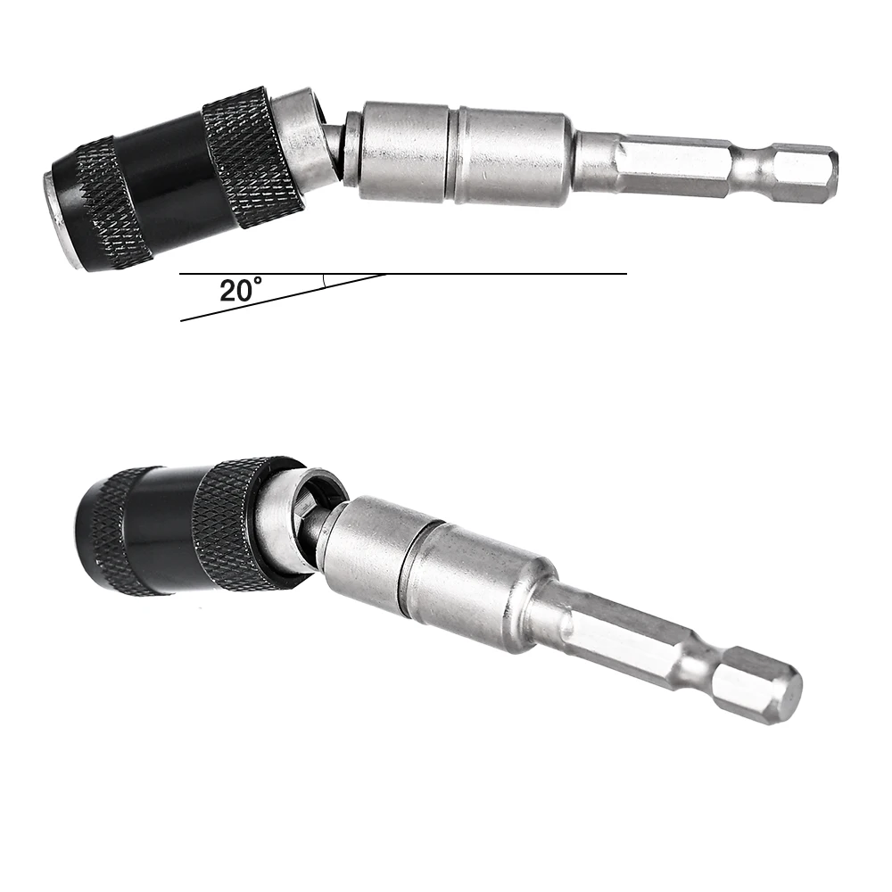 Magnetic Screw Drill Tip 1/4",Quick Change Locking Bit Holder with Spring Release, Rotating Screw Bit