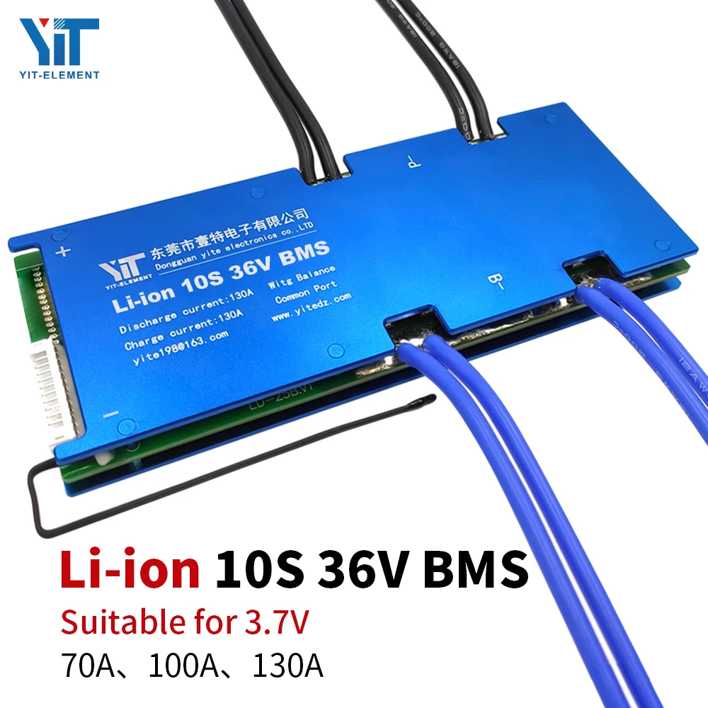 

Li-ion 3.6V / 3.7V 10S 36V BMS electric scooter battery accessory protection board with balanced temperature control PCB