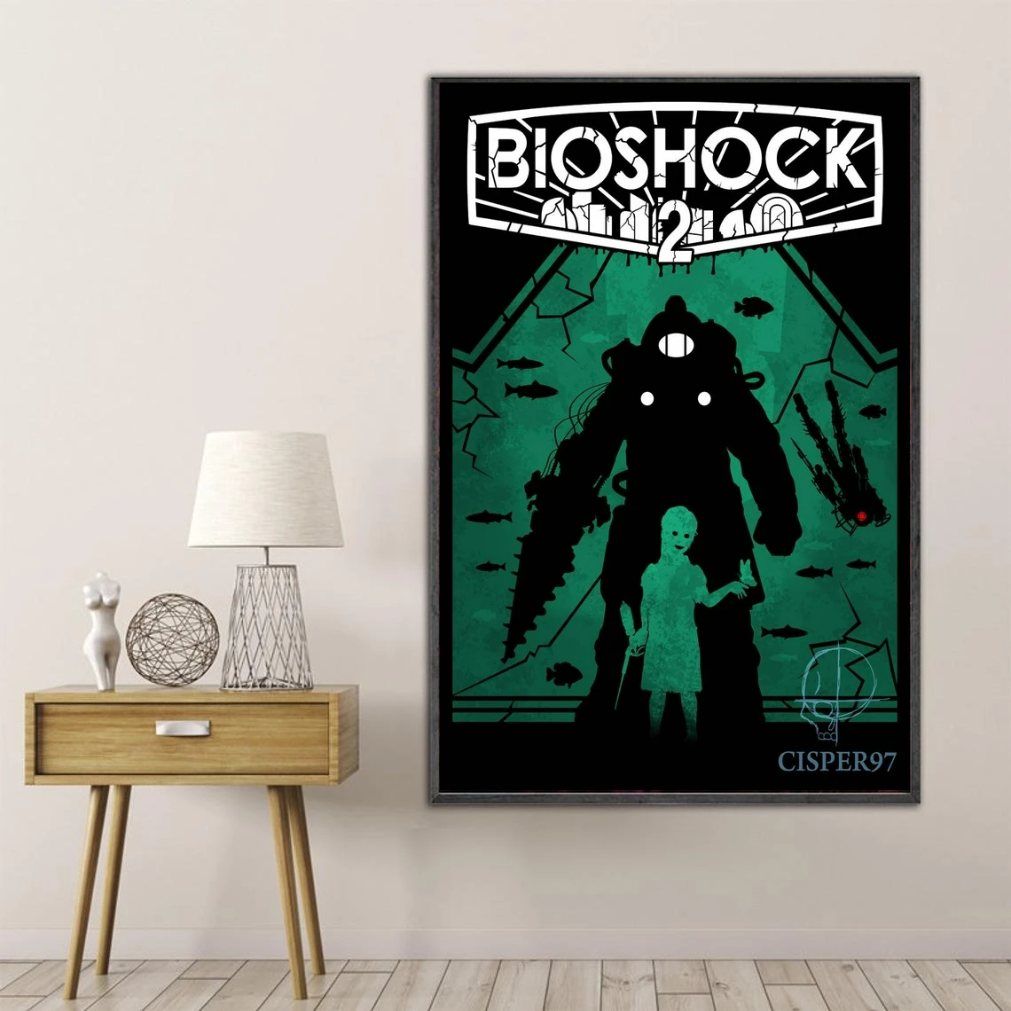 Bioshock Game Poster Home Wall Painting Decoration (No Frame)