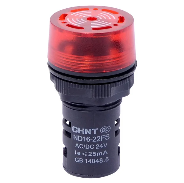 10PCS Chint ND16 Series ND16-22FS Buzzers Red Brand