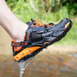 HUMTTO Big Size Summer Outdoor Hiking Shoes New Breathable Camping Trekking for Shoes Men Women Upstream Beach Sandals Sneakers