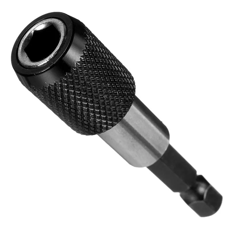 3 stücke 1/4 "Hex Magnetische Auswirkungen Schraubendreher-satz 60/80/120mm Schraube Bit Halter Quick Release socket Extension Bar Hand Werkzeug