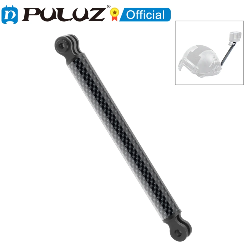 PULUZ 165 mm aluminiowy stop z włókna węglowego pływająca wyporność drążki przedłużające do selfie dla Insta 360 X4 X3 / GoPro / DJI