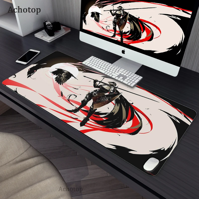 Dark soul XXL Large Computer Anime Mouse Pad 800X300mm Cool MousePad Laptop Desk Keyboard Pad XL Table Mat for Playing Games