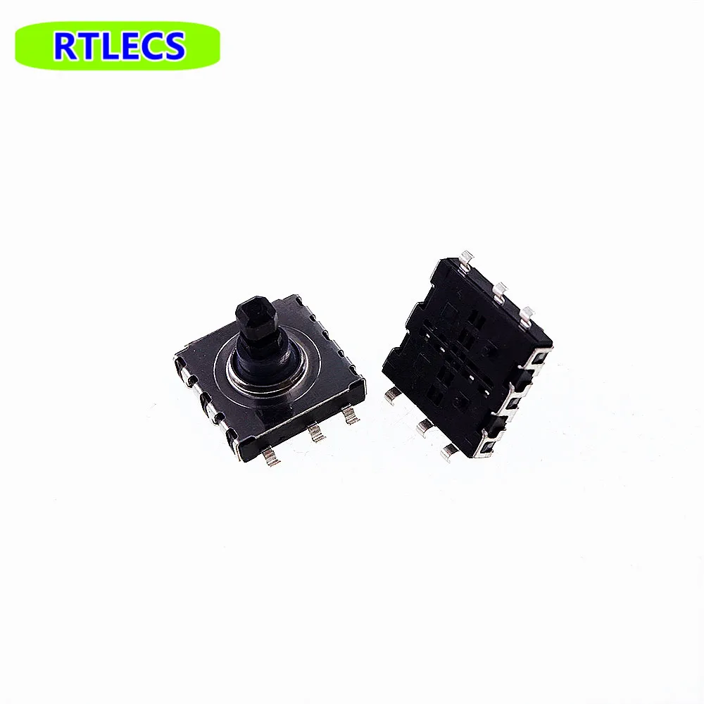 100pcs 10x10x9 mm Navigation Switch 5 Directions Height 9.0 mm Board Guide Surface Mount PCB Solder SPST NO Vertical SMT