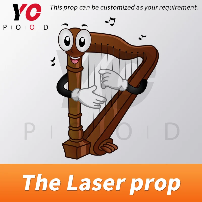 Takagism Game prop laser harp for room escape game puzzle clues device Play the right rhythm to unlock and get away chamber room